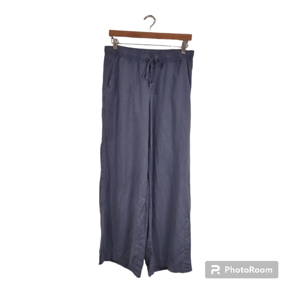 Anthropologie Cloth & Stone Blue Wide Leg Pant Size M